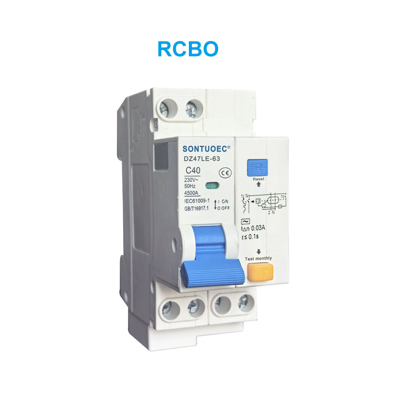 مدار شکن جریان نشتی سری Dz47le-63 RCBO