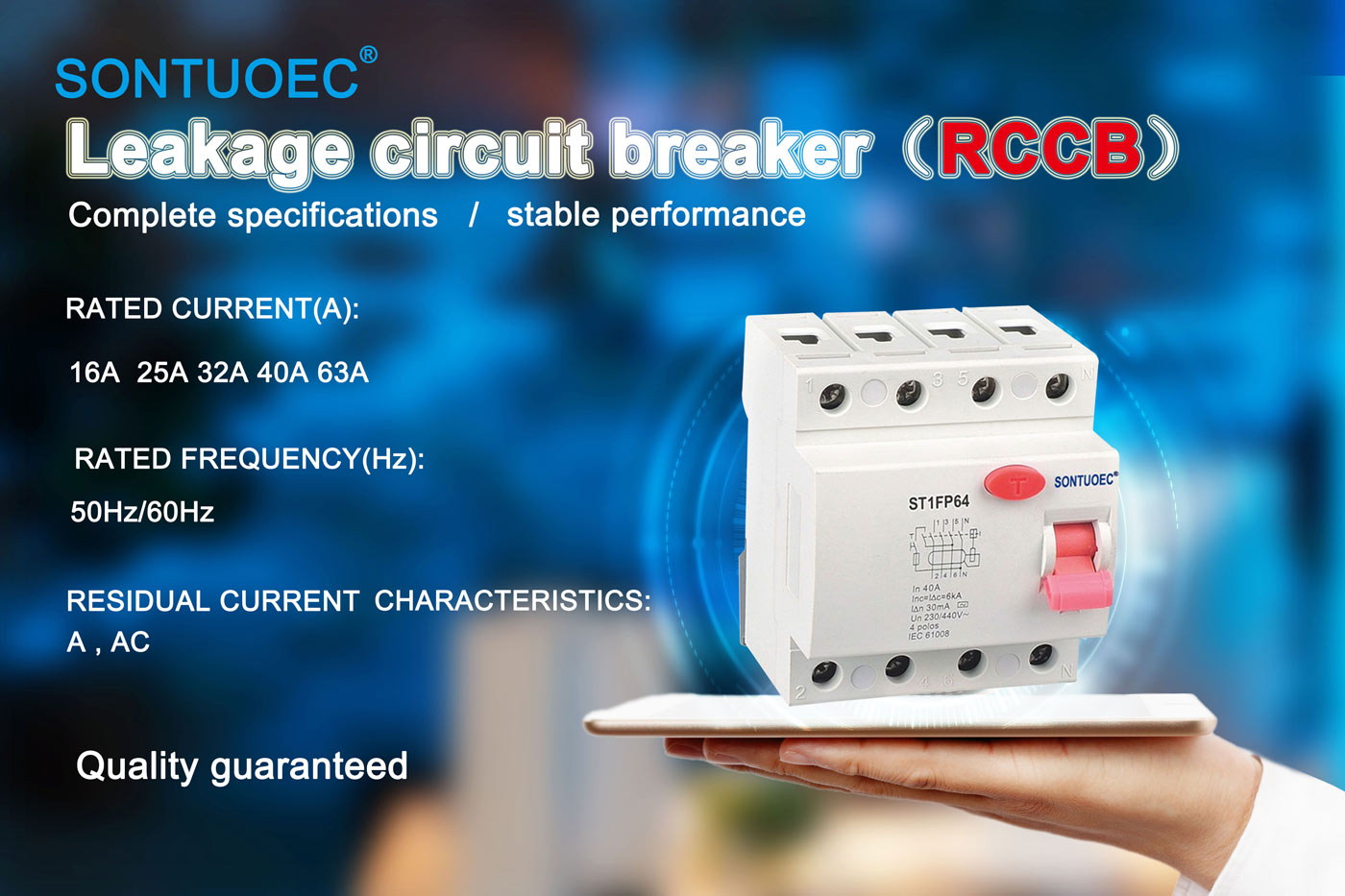 Electronic Type RCCB Electronic Type RCCB