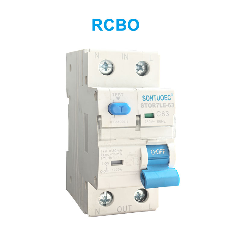 مدار شکن محافظ نشتی کوچک Sontuoec Stro7le-63 RCBO