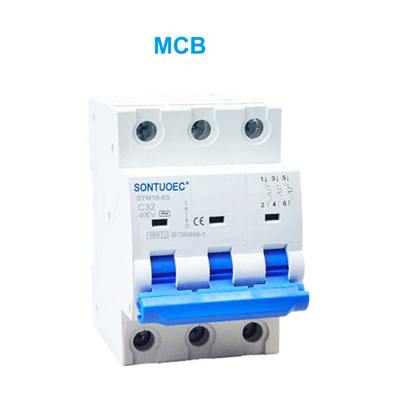 STM16-63 Circuit Breaker Circuit 6ka 1p 2p 3p 4p 16a 230/400V MCB