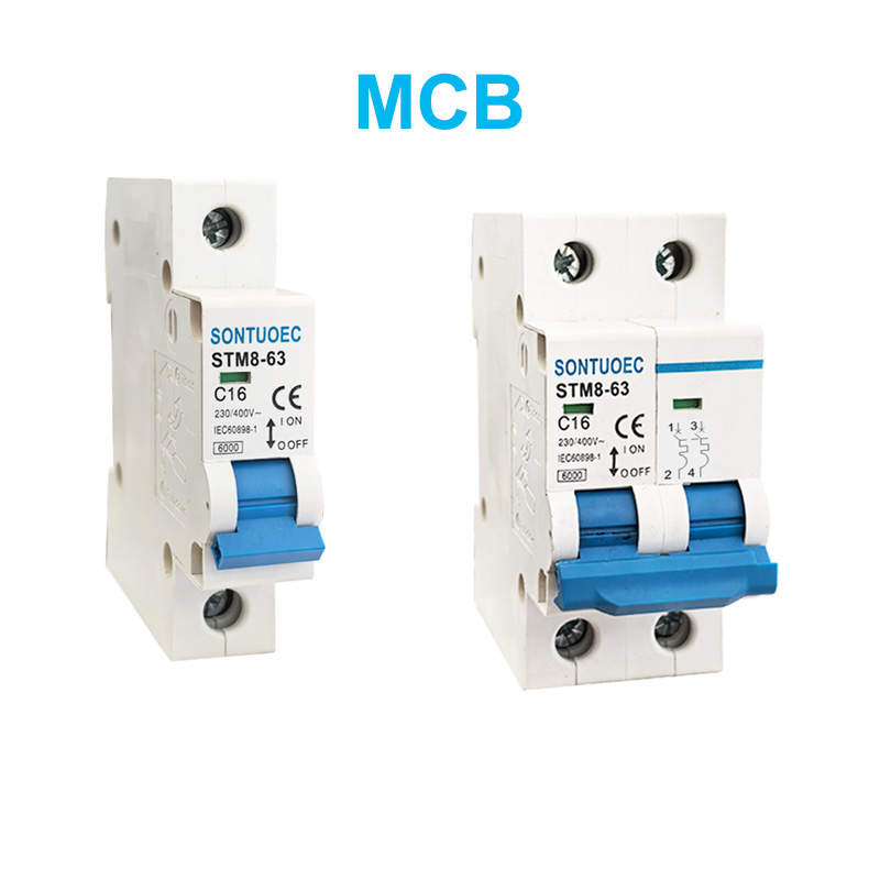 STM8-63 Circuit Breaker Circuit 6ka 1p 2p 3p 4p 16a 230/400V
