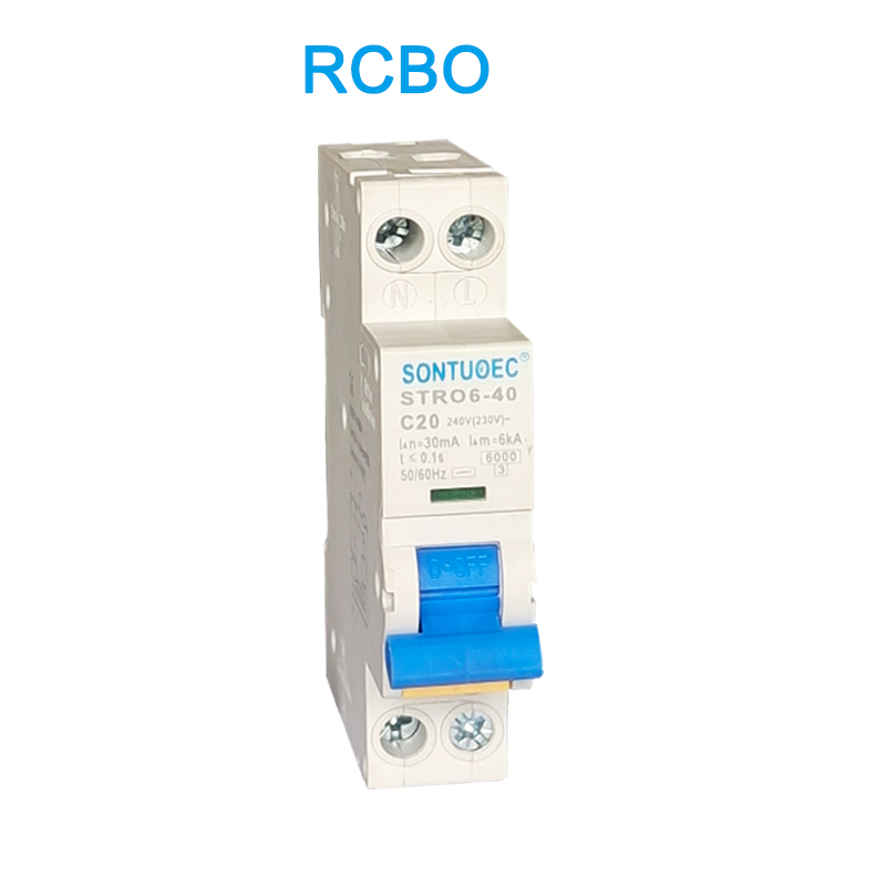 Stro6-40 Circuit Breaker DIN Type Rail Rail نصب RCBO